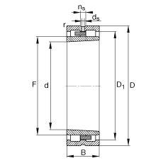 �A���L���S�� NNU4980-S-K-M-SP, ����(j��) DIN 5412-4 ��(bi��o)��(zh��n)����Ҫ�ߴ�, �Ƕ�λ�S��, �p�������F�ף��F�� 1:12 ���ɷ��x, �����ּܣ��pС�ď����(n��i)����϶�����ƹ���