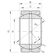 �P(gu��n)��(ji��)�S�� GE25-ZO, ����(j��) DIN ISO 12 240-1 ��(bi��o)��(zh��n)��Ӣ�Ƴߴ�����S�o(h��)
