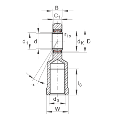 �U���S�� GIL70-UK-2RS, ����(j��) DIN ISO 12 240-4 ��(bi��o)��(zh��n)����������(n��i)�ݼy����S�o(h��)���ɂ�(c��)���ܷ�