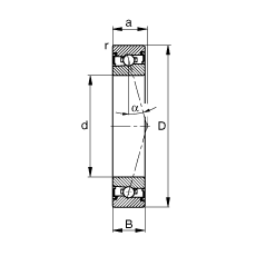 ���S�S�� HSS71908-C-T-P4S, �{(di��o)��(ji��)���Ɍ����b�����|�� �� = 15�㣬�ɂ�(c��)���ܷ����ǽ��|���Ӈ�(y��n)����
