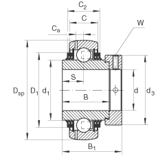 ���������S�� GE55-KTT-B, ������Ȧ��ƫ���iȦ��λ�� �ɂ�(c��) T ���ܷ�
