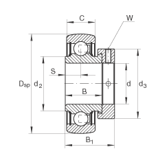 ���������S�� RALE30-NPP-B, ������Ȧ��ƫ���iȦ��λ�� �ɂ�(c��) P ���ܷ�