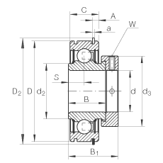 ���������S�� RAE25-NPP-NR, �A����Ȧ��ƫ���iȦ��λ�� ��Ȧ�������ɂ�(c��) P ���ܷ�