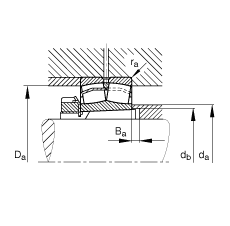 �{(di��o)�ĝL���S�� 22311-E1-K + H2311, ����(j��) DIN 635-2 ��(bi��o)��(zh��n)����Ҫ�ߴ�, ���F�׺;o����