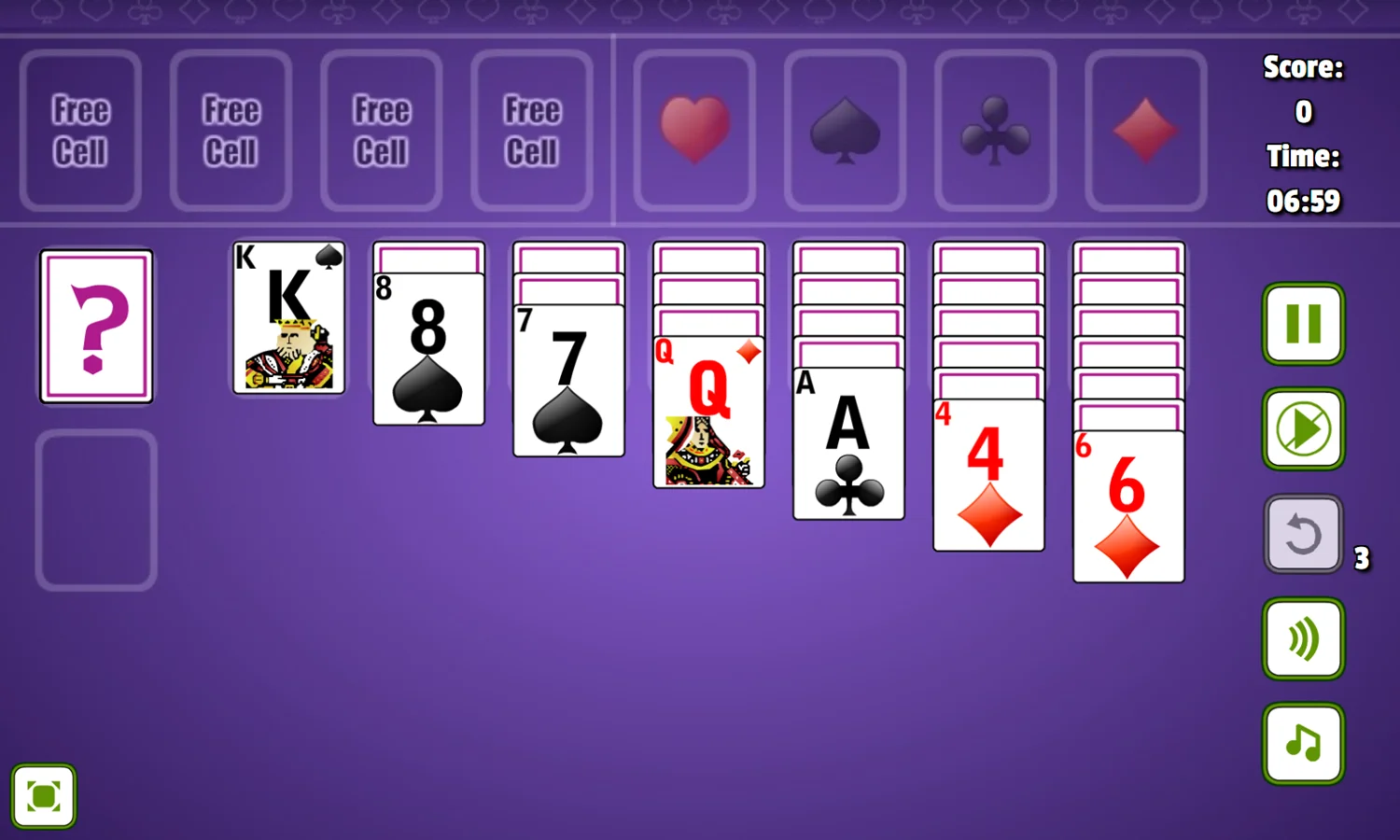 Golf solitaire online